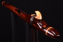 Cocobolo Native American Flute, Minor, Low F-4, #G4C